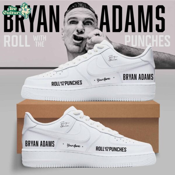 Bryan Adams Roll With The Punches Tour Air Force 1 Sneakers