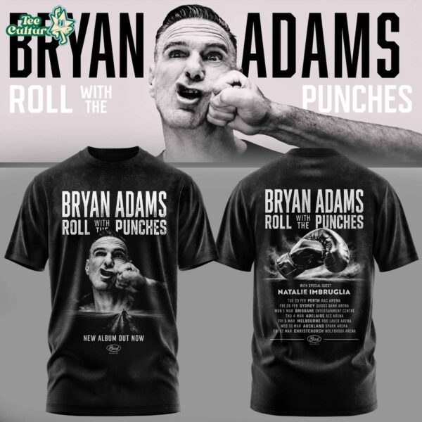 Bryan Adams Roll With The Punches Tour Graphic T-Shirt