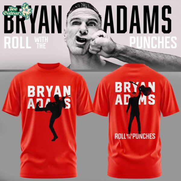Bryan Adams Roll With The Punches Tour Graphic T-Shirt V2