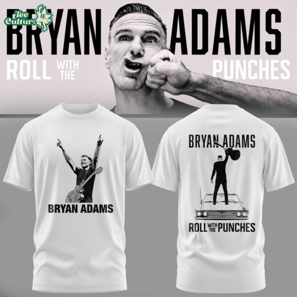 Bryan Adams Roll With The Punches Tour Graphic T-Shirt V3