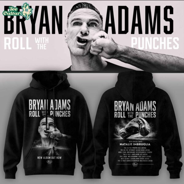 Bryan Adams Roll With The Punches Tour Hoodie