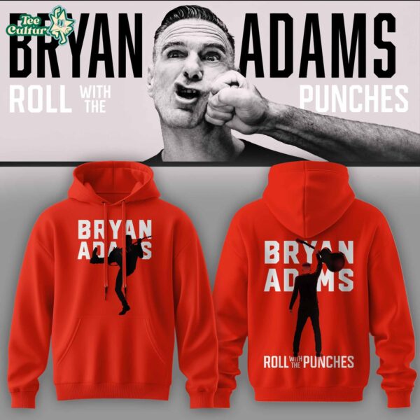 Bryan Adams Roll With The Punches Tour Hoodie V2