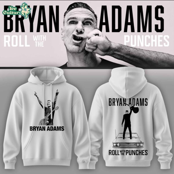 Bryan Adams Roll With The Punches Tour Hoodie V3