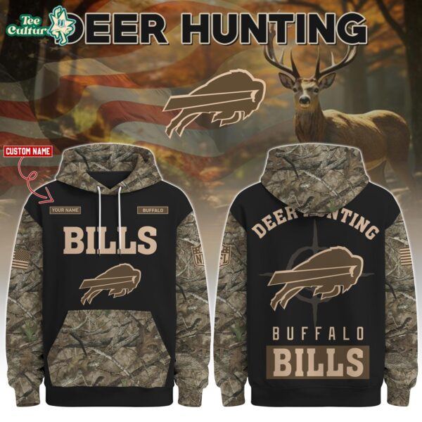 Buffalo Bills Deer Hunting Limited Edition Hoodie – NFL Hunting Hoodie for Fans