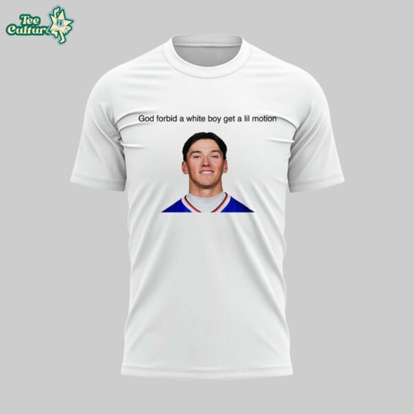 Buffalo Bills God Forbid A White Boy Get A Lil Motion TShirt by Teesculture.com