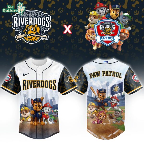 Charleston RiverDogs Marvel Paw Patrol Theme Night Special Jersey