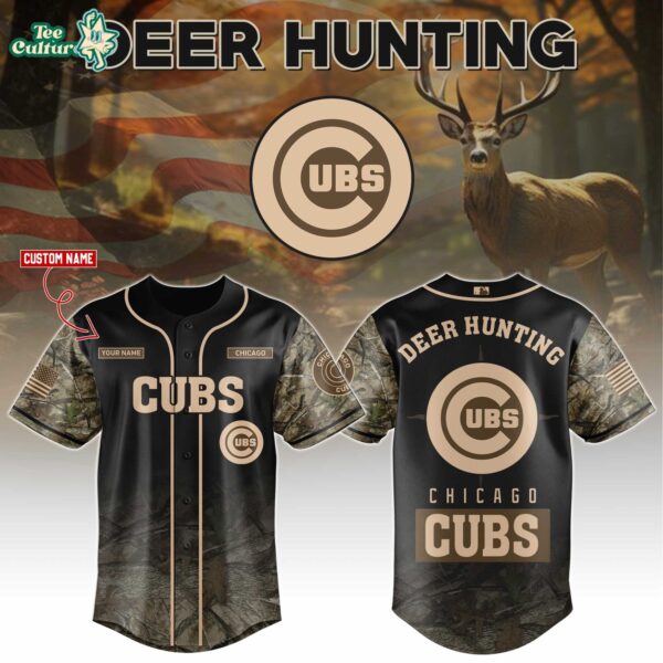 Chicago Cubs Deer Hunting Limited Edition Baseball Jersey