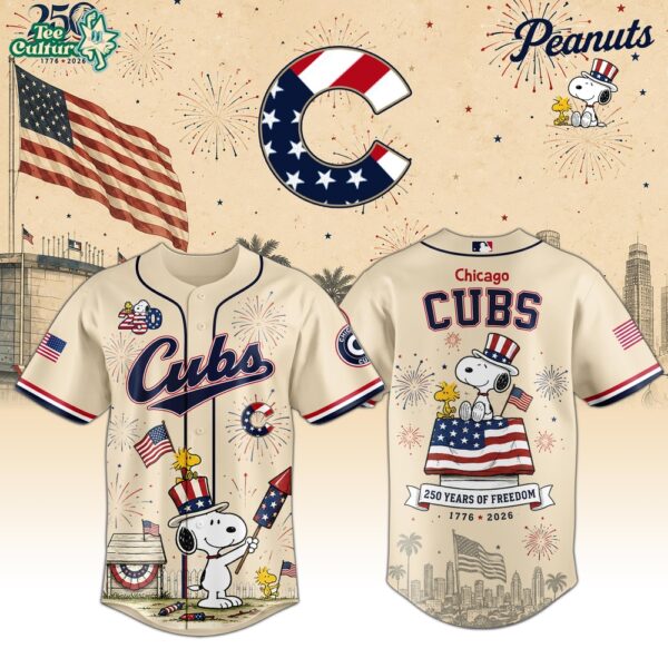 Chicago White Sox x Peanuts USA 250th Anniversary 2026 Limited Edition Baseball Jersey