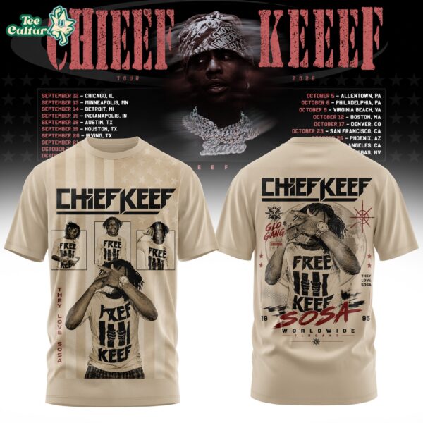 Chief Keef Live 26 Tour Edition TShirt V3