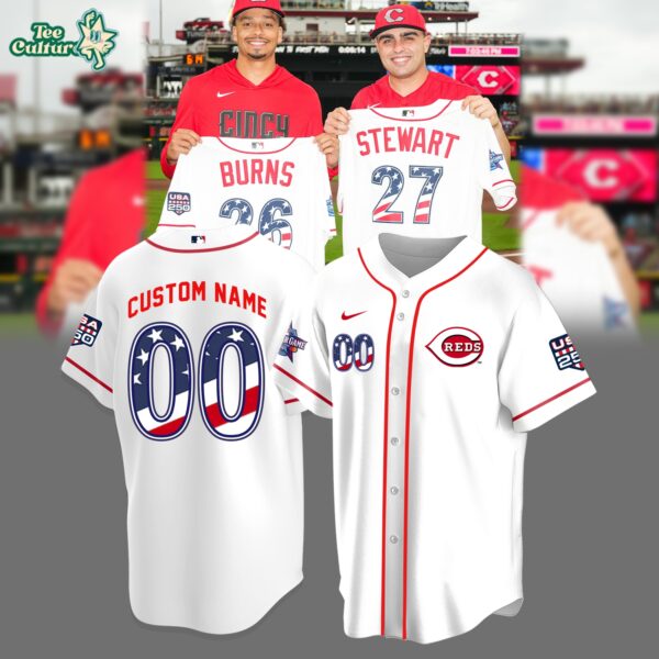 Cincinnati Reds USA250 All-Star 2026 Baseball Jersey