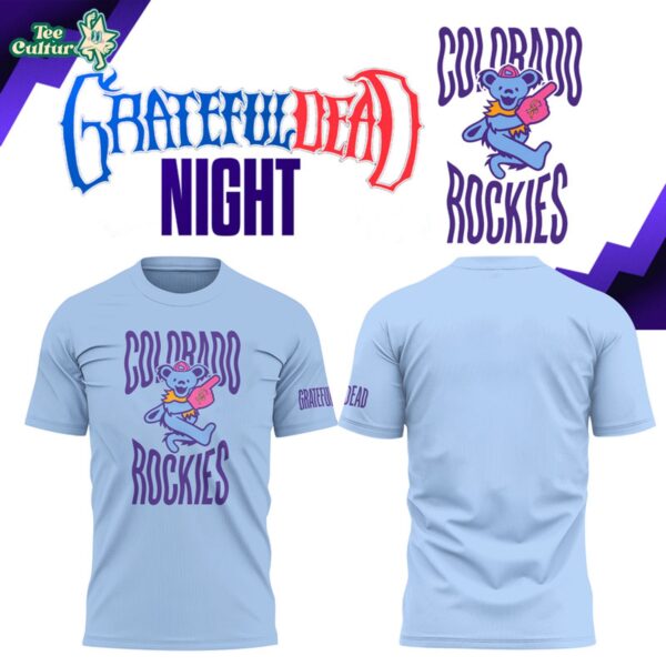 Colorado Rockies X Grateful Dead Night 2026 Shirt