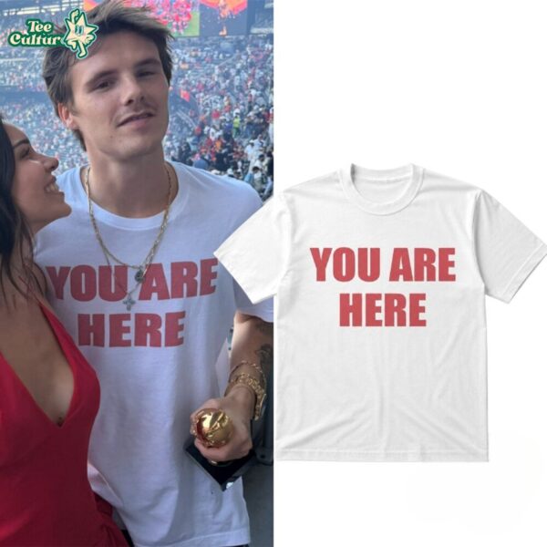Cruz Beckham At World Cup 2026 Final You Are Here Shirt