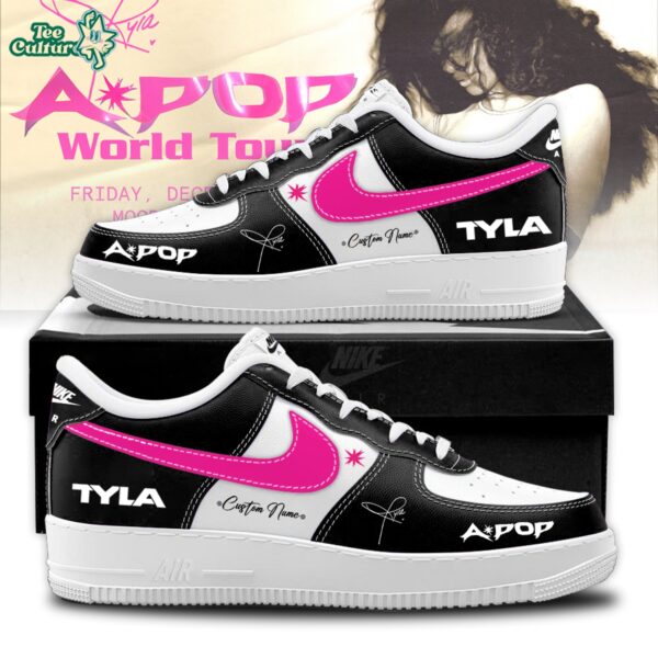 Custom Tyla Apop World Tour Fan AF1 Sneakers