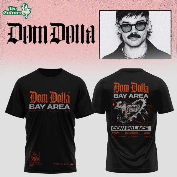 DOM Dolla Tour X Collection Baseball Tshirt 2026