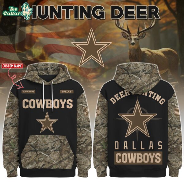 Dallas Cowboys Deer Hunting Limited Edition Hoodie – NFL Hunting Hoodie for Fans