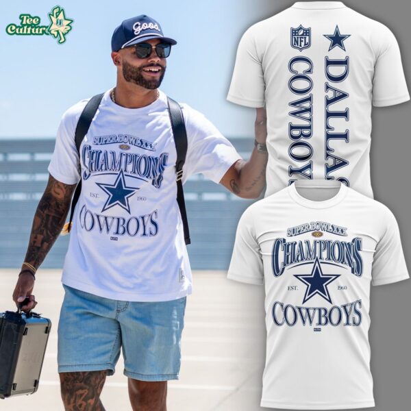 Dallas Cowboys Super Bowl XXX Champions 2026 Vintage Graphic Classic T-Shirt