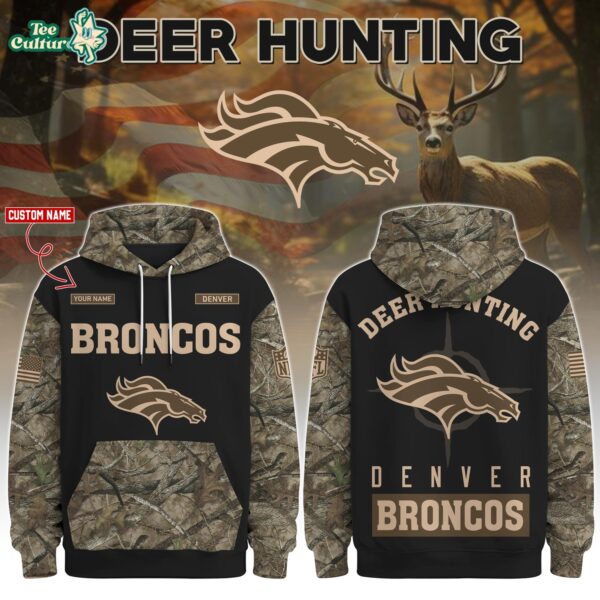 Denver Broncos Deer Hunting Limited Edition Hoodie – NFL Hunting Hoodie for Fans