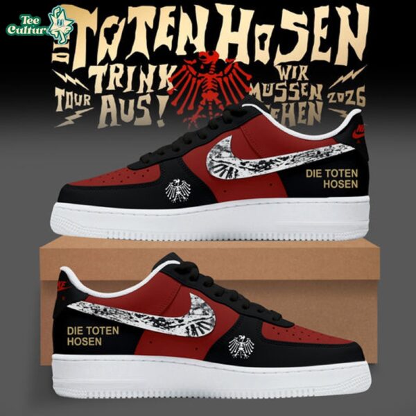 Die Toten Hosen "Bis zum bitteren Ende" Custom Air Force 1 Sneakers