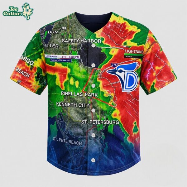Dunedin Toronto Blue Jays Rain Delay Baseball Jersey by Teesculture.com