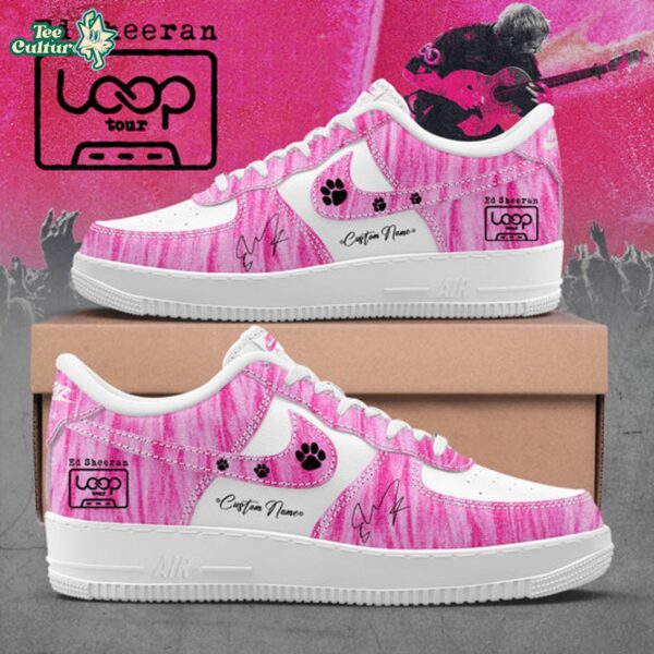 Ed Sheeran The Loop Tour 2026 in Allegiant Stadium Signature Limited Edition AF1