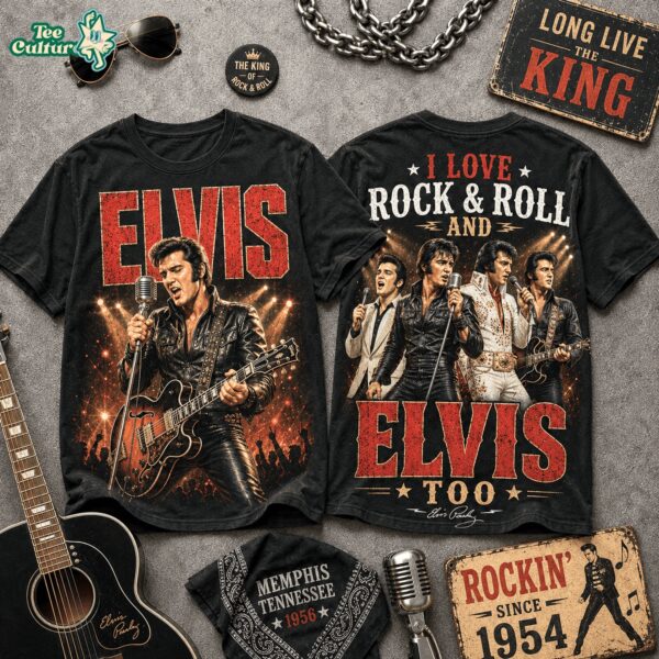 Elvis Presley King Of Rock & Roll Shirt