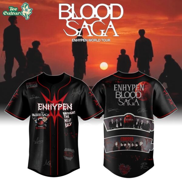 Enhypen Special “blood Saga” Tour 2026 Limited Edition Baseball Jersey