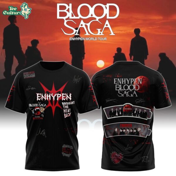 Enhypen Special “blood Saga” Tour 2026 Limited Edition T.shirt