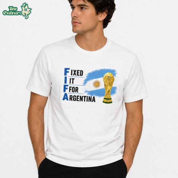Fixed It For Argentina 2026 Patriotic 3D All-Over Print Shirt