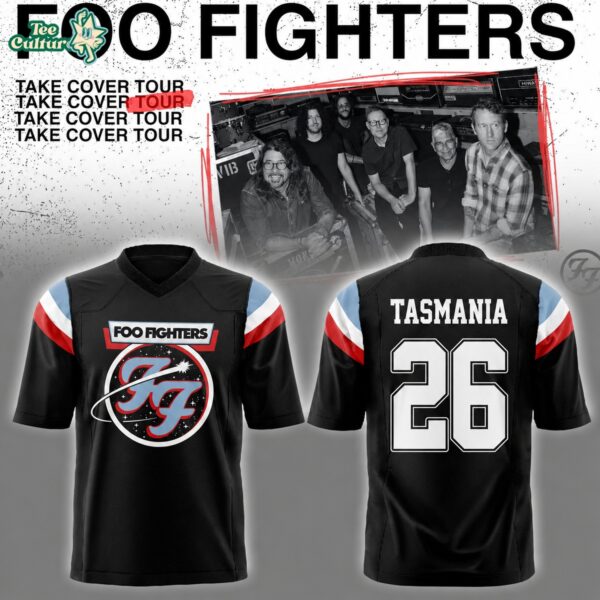 Foo Fighters Take Cover Tour 2026 Limited Edition Football Jersey