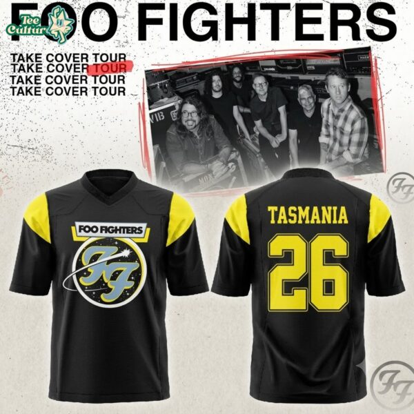 Foo Fighters Take Cover Tour 2026 Limited Edition Football Jersey V2