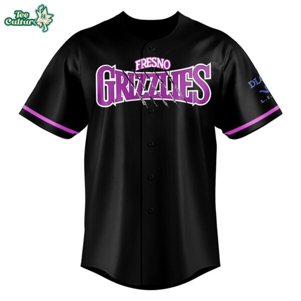 Fresno Grizzlies 25th Anniversary Edition Downtown Baseball Jersey