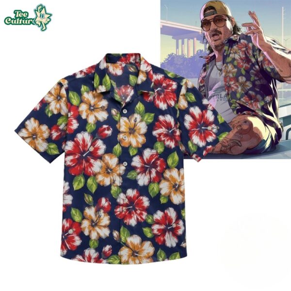 GTA 6 Grand Theft Auto VI Cal Hampto Hawaiian Shirt