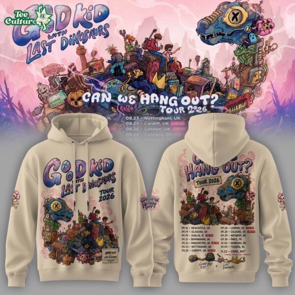 Good Kid × Last Dinosaurs - Can We Hang Out? Tour 2026 Hoodie