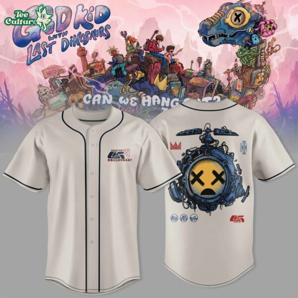 Good Kid x Last Dinosaurs - Can We Hang Out? Tour 2026 Baseball Jersey V2