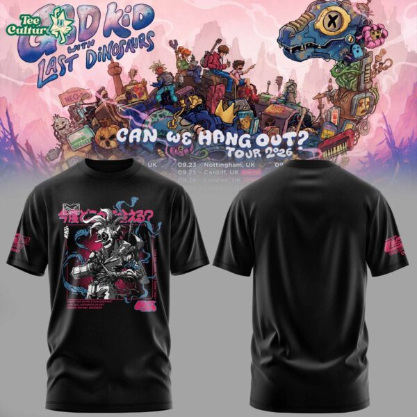 Good Kid x Last Dinosaurs - Can We Hang Out? Tour 2026 Tshirt V3