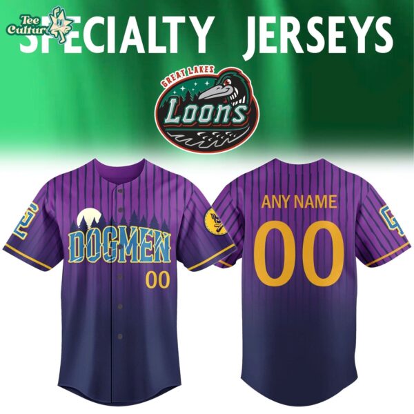 Great Lakes Loons Dogmen 2026 Specialty Baseball Jersey
