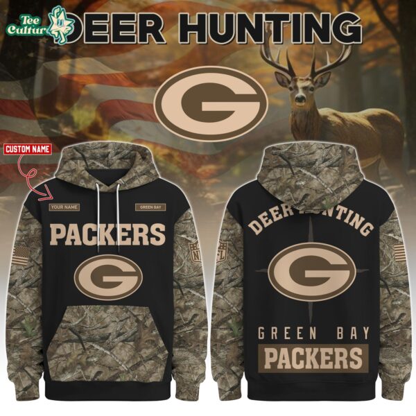 Green Bay Packers Deer Hunting Limited Edition Hoodie – NFL Hunting Hoodie for Fans