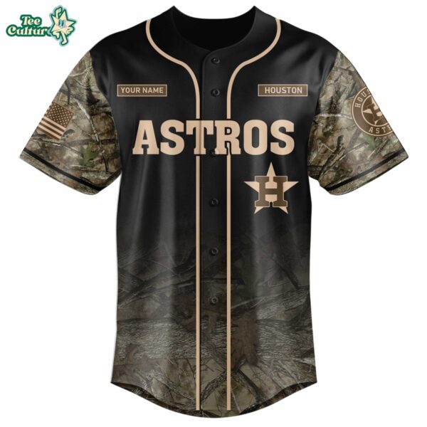 Houston Astros Deer Hunting Limited Edition Baseball Jersey by Teesculture.com