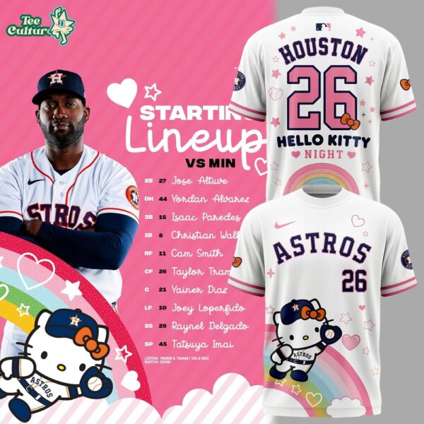 Houston Astros x Hello Kitty Night 2026 Limited Edition T-Shirt