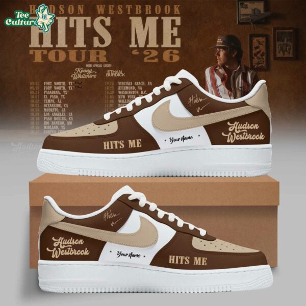 Hudson Westbrook "Hits Me Tour '26" Collection AF1 - Brown