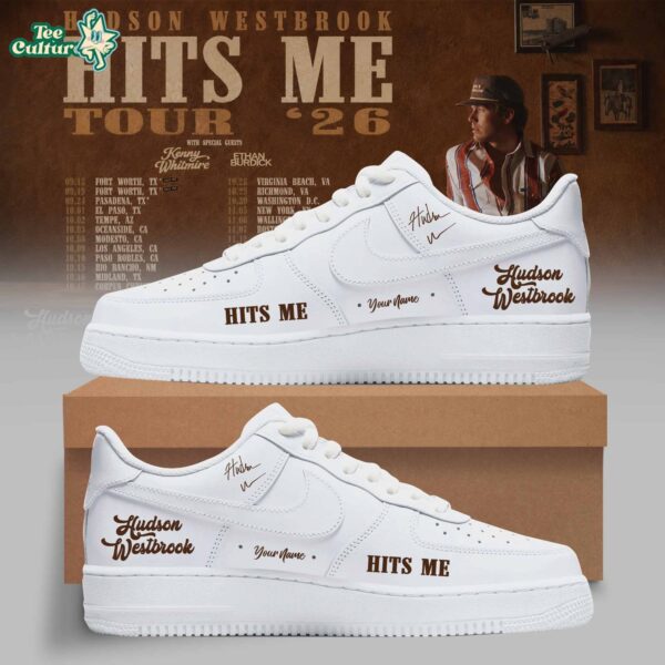 Hudson Westbrook "Hits Me Tour '26" Collection AF1 - White