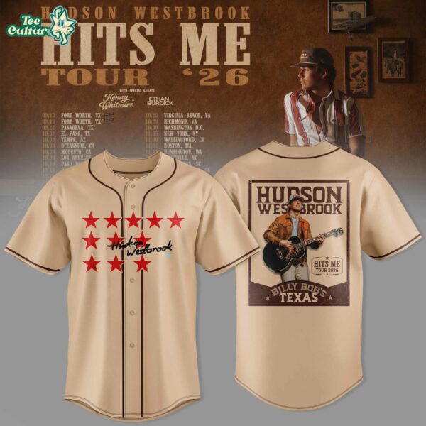 Hudson Westbrook "Hits Me Tour '26" Collection Baseball Jersey V2