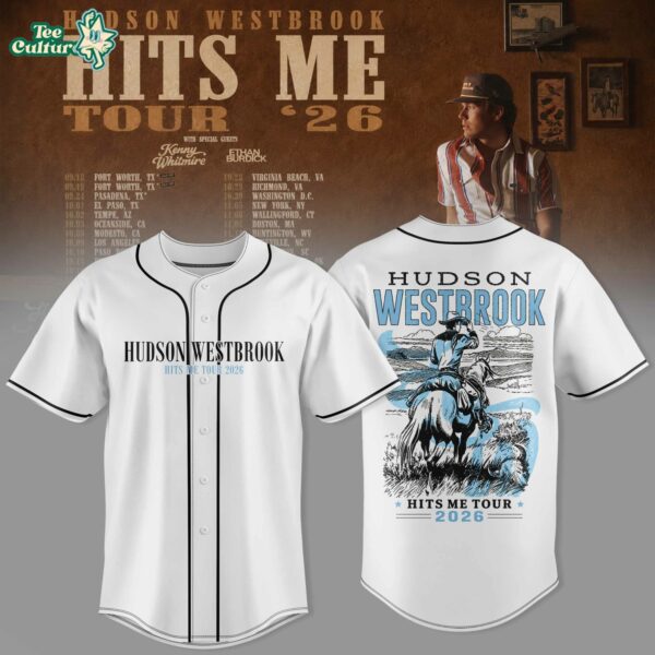 Hudson Westbrook "Hits Me Tour '26" Collection Baseball Jersey V3