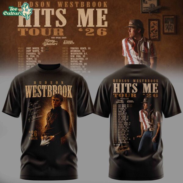 Hudson Westbrook "Hits Me Tour '26" Collection Tshirt