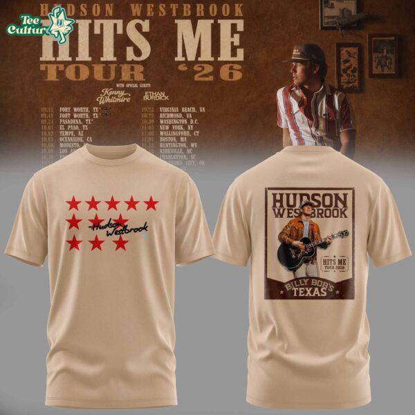 Hudson Westbrook "Hits Me Tour '26" Collection Tshirt V2