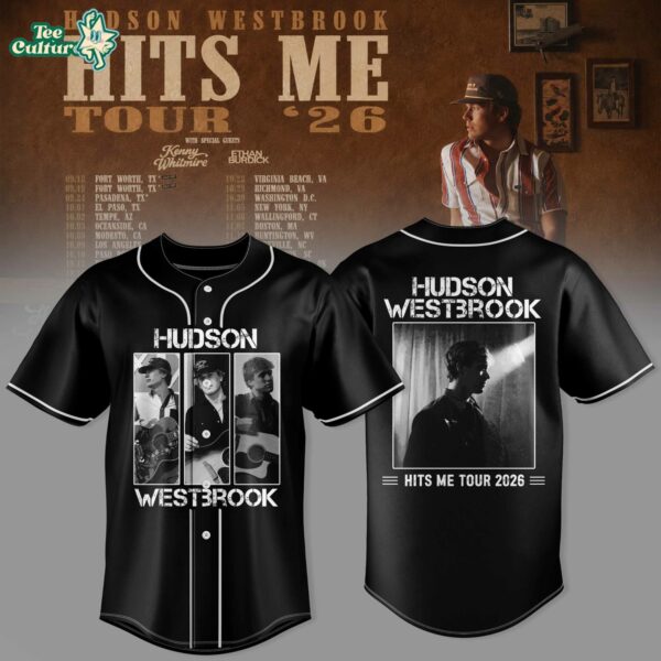 Hudson Westbrook "hits Me Tour '26" Baseball Jersey Ver4