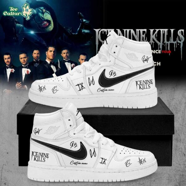 Ice Nine Kills March In Silence Tour 2026 Custom Name JD Sports Shoes
