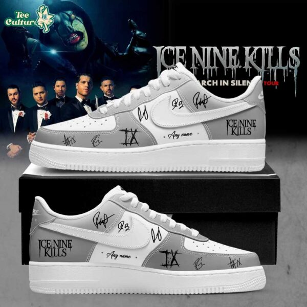 Ice Nine Kills March In Silence Tour 2026 Fan Gift Nike Air Force 1 Shoes