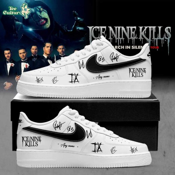 Ice Nine Kills March In Silence Tour 2026 Limited Edition Air Force 1 Shoes