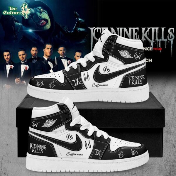 Ice Nine Kills March In Silence Tour 2026 Signature Custom Name JD Sports Sneakers